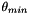$ \theta_{min} $