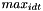 $max_{idt}$
