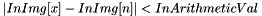 $|InImg[x] - InImg[n]| < InArithmeticVal$